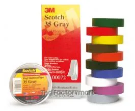 สก๊อตเบอร์ 35 เทปพันสายไฟ ขนาด 3/4 นิ้ว x 66 ฟุต (20 เมตร), สีเขียว - SCOTCH? NO.35, SIZE 3/4 IN X 66 FT (20 M ) GREEN
