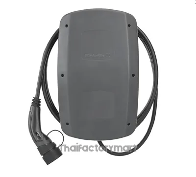 CH-W-S-A7.4-P-E, Wallbox, max. charging capacity of 7.4 kW @ 1-phase (230 V) grid connection, max. current 32 A, With attached 5 m cable and type 2 plug, Mobile App รูปที่ 2