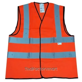 3M เสื้อกั๊กสะท้อนแสง รุ่น 2925 สีส้ม ขนาดใหญ่ 3M 2925 Safety Vest(Redorange) Size L
