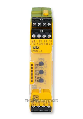 Pilz Configurable 24 VDC Safety Relay Dual Channel With 2 Safety Contacts ( 750105 )