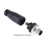 binder Circular Connector, 5 Contacts, Cable Mount, M12 รูปที่ 2