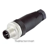 binder Circular Connector, 5 Contacts, Cable Mount, M12 รูปที่ 1