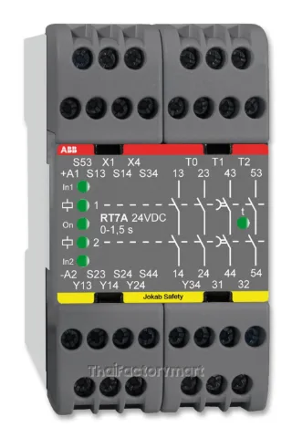 ABB 115 V ac Safety Relay Single Channel with 4 Safety Contacts and 1 Auxilary Contact