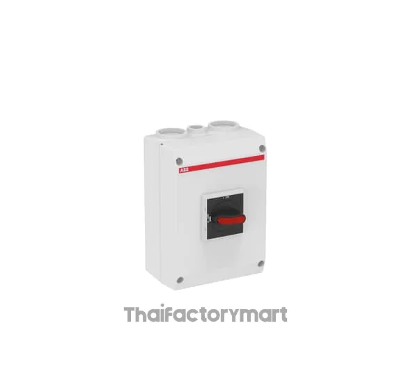 เซฟตี้สวิทช์ พร้อมกล่อง 3P 63A IP65 ENCLOSED SAFETY SWITCH OTP63B3M รูปที่ 3