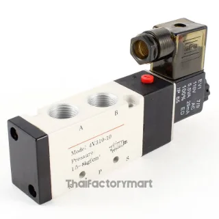 4V310-10-A: Sol Viv 5/2 3/8" (AC220V Tml)