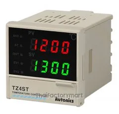PID Temperature Controller, 1/16 DIN, Digital, Relay Output, 2 Alarm Outputs, 100-240 VAC