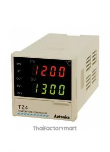 PID Temperature Controller, 1/16 DIN, Digital, SSR Output, 2 Alarm Outputs, 100-240 VAC