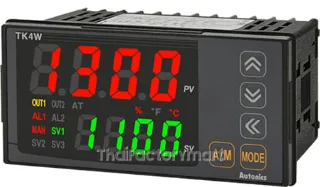 Temp Control, DIN W96XH48mm, 2 Alarm, Relay Contact Output, 100-240VAC