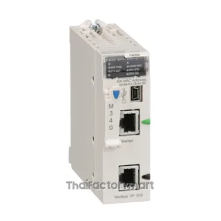 BMXP342020, Programmable Logic Controller Processor Module 1024 I/O Points 24V USB/Ethernet/AS-Interface/RS-232/RS-485/MODBUS