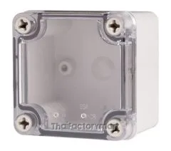 Enclosure Lift Off Cover PC Clear 3.15×3.15×2.36"