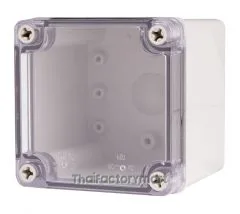 Enclosure Lift Off Cover PC Clear 3.94×3.94×3.94"