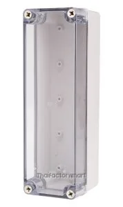 Enclosure Lift Off Cover PC Clear 3.15×9.84×3.35"