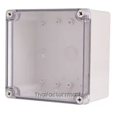 Enclosure Lift Off Cover ABS Clear 5.91×5.91×3.94"
