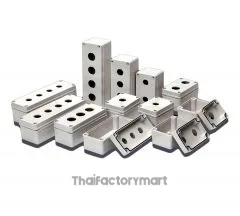 Enclosure, PB/Switch Box, Ø22mm, ABS, 4 Hole,