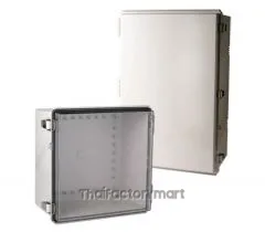 Enclosure, Hinge/Latch, ABS Gray, 5.12X7.09 X3.94"