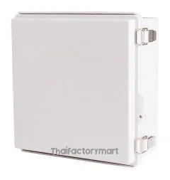 Enclosure, Hinge/Latch, PC Gray, 11.02×11.02×5.12"