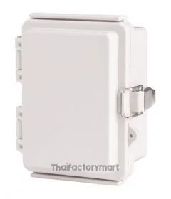 Enclosure, Hinge/Latch, ABS Gray, 3.54×4.72×2.76"