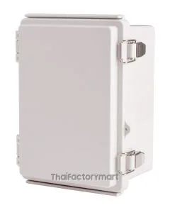 Enclosure, Hinge/Latch, PC Gray, 5.12X7.09 X3.94"