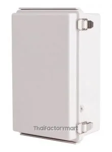 Enclosure, Hinge/Latch, PC Gray, 6.69×10.63×4.33"