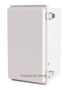 Enclosure, Hinge/Latch, ABS Gray, 6.30×10.24×5.12"