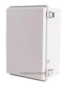 Enclosure, Hinge/Latch, ABS Gray, 9.84×13.78×5.91"
