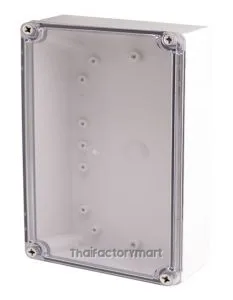 Enclosure Lift Off Cover ABS Clear 7.09×10.04×2.95