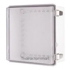 Enclosure, Hinge/Latch ABS Clear 11.81×11.81×5.91"