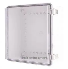 Enclosure, Hinge/Latch, PC Clear 11.81×11.81×5.91"
