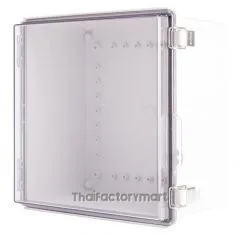 Enclosure, Hinge/Latch, PC Clear 11.81×11.81×7.09"