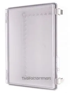 Enclosure, Hinge/Latch, PC Clear 11.81×15.75×5.91"