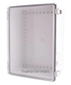 Enclosure, Hinge/Latch, PC Clear 11.81×15.75×7.09"