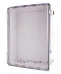 Enclosure, Hinge/Latch ABS Clear 13.78×17.72×4.72"