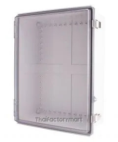 Enclosure, Hinge/Latch ABS Clear 13.78×17.72×6.30"