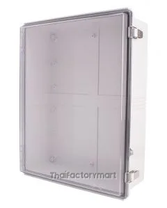 Enclosure, Hinge/Latch ABS Clear 15.75x19.69x7.87"