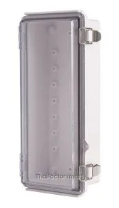 Enclosure, Hinge/Latch, PC Clear, 4.33×10.24×2.95"