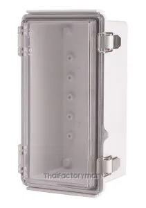 Enclosure, Hinge/Latch, PC Clear, 4.33×8.27×3.94"