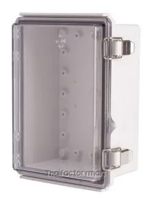 Enclosure, Hinge/Latch, PC Clear, 5.12×7.09×3.35"