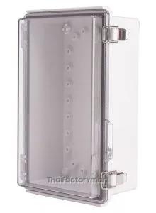 Enclosure, Hinge/Latch, ABS Clear 6.30×10.24×3.94"
