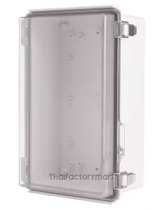 Enclosure, Hinge/Latch, ABS Clear 6.69×10.63×4.33"
