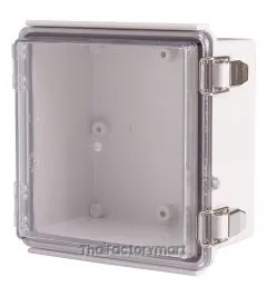 Enclosure, Hinge/Latch, PC Clear, 5.91×5.91×3.54"
