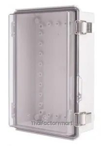Enclosure, Hinge/Latch, PC Clear, 7.48×11.02×3.94"