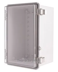 Enclosure, Hinge/Latch, ABS Clear 7.87×11.81×7.09"