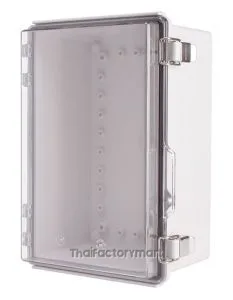 Enclosure, Hinge/Latch, PC Clear, 7.87×11.81×5.91"