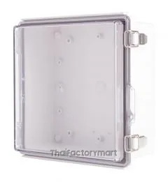 Enclosure, Hinge/Latch, PC Clear, 8.27×8.27×3.94"