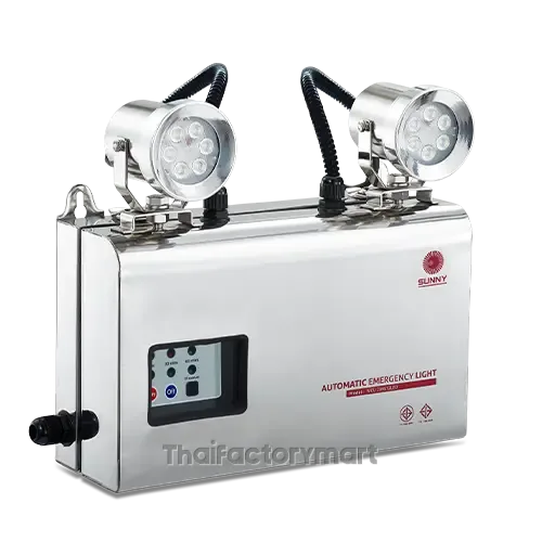 โคมไฟฉุกเฉินกันน้ำกันฝุ่น IP66 รุ่น CU209ST4, SUNNY LED 2X9W 4HRS. รูปที่ 2
