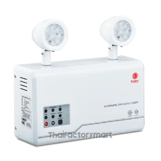 SUNNY Emergency Light โคมไฟฉุกเฉิน รุ่น CU212CD4 LED 12W สำรองไฟได้นาน 4ชม. | ระบบ Auto Test - Remote | แจ้งเตือนให้ชาร์ทแบตเตอรี่ด้วยเสียง