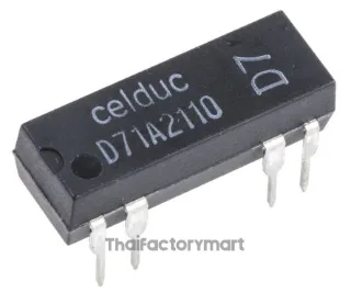 SPNO Reed Relay, 0.5 A, 5V dc