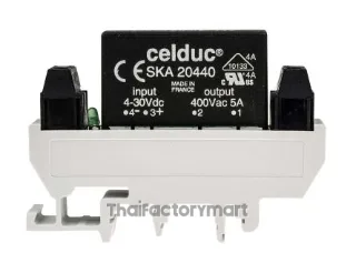 Celduc 4 A Solid State Relay, Zero Crossing, DIN Rail, Triac, 440 V rms Maximum Load