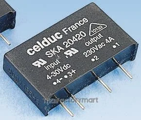 Celduc 4 A Solid State Relay, Zero Crossing, PCB Mount, Triac, 460 V ac Maximum Load