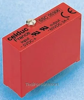 Celduc 3 A Solid State Relay, PCB Mount, Bipolar Transistor, 60 V dc Maximum Load